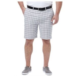 Phat Farm Classic Plaid Flat Front Performance Shorts 38